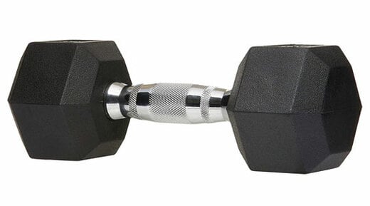 Amazon Basics Rubber Encased Hex Dumbbell Hand Weight