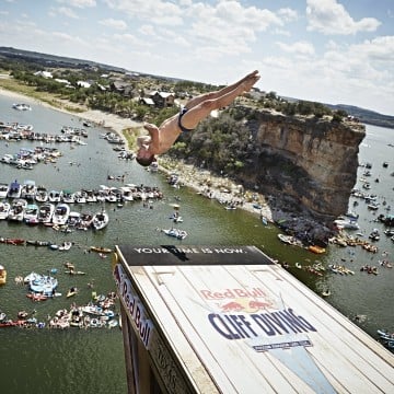 A Red Bull Cliff Diver Explains How He Got The Gig (Hint: It Involved Setting Himself On Fire)