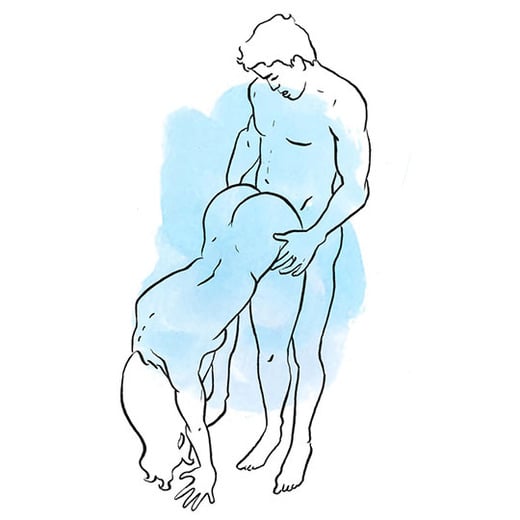 Bent-Over Doggy Style Sex Position